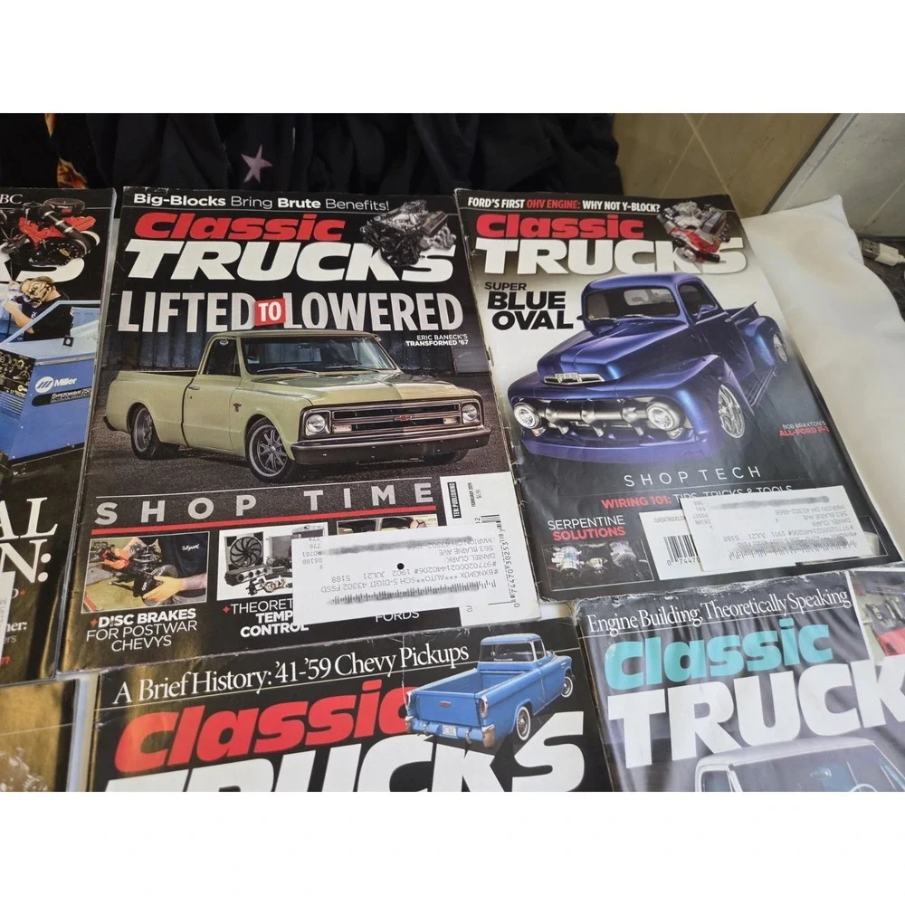 Classic Trucks Magazine Lot Of 12 Car Good Condition Supercharged Hot Rod
